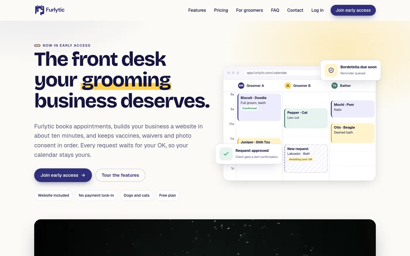 Furlytic: desktop screen